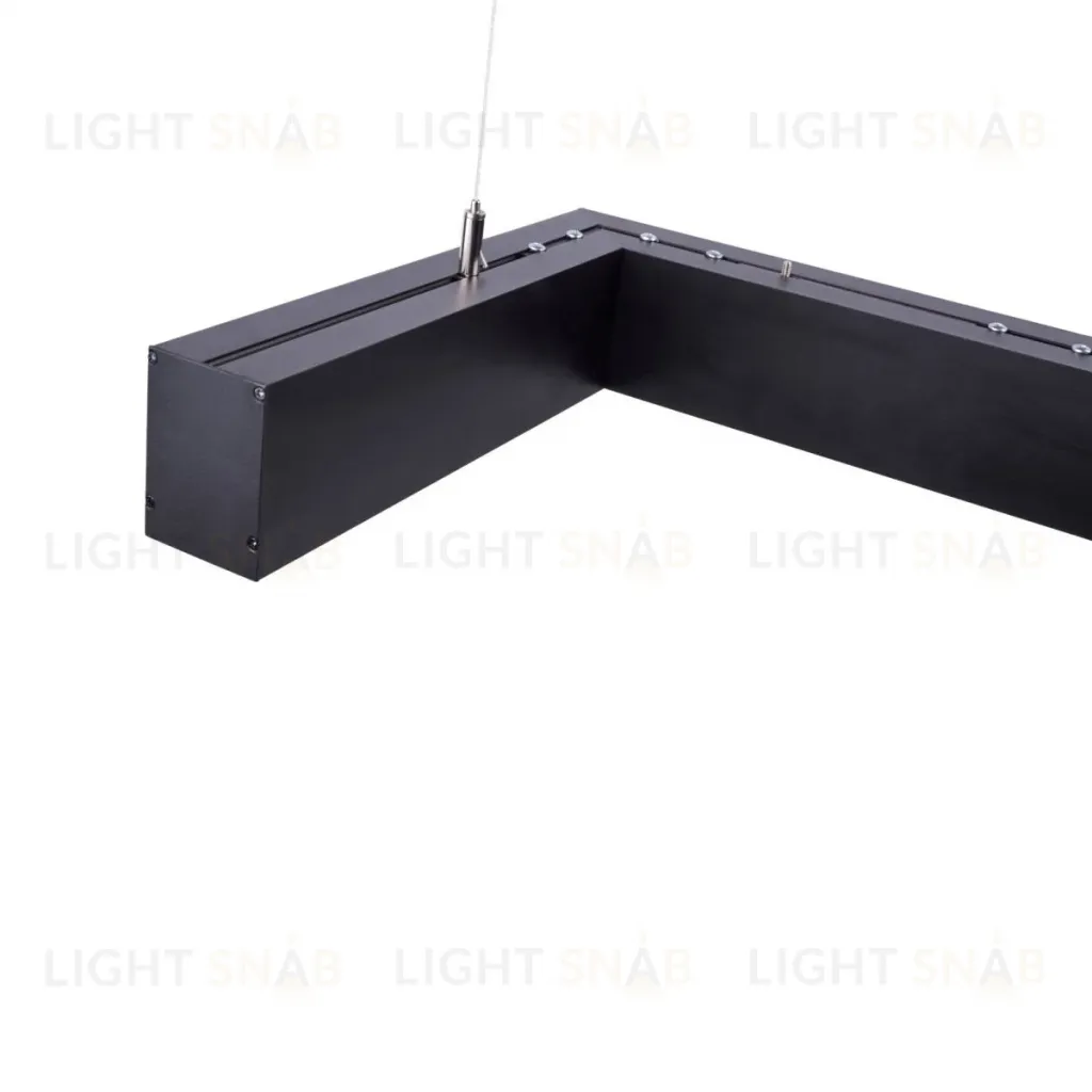 Линейный подвесной светильник Uniel UL-00013519 ULO-K19A 28W/4000K/Z30-120 IP40 BLACK ULO-K19A 28W/4000K/Z30-120 IP40 BLACK