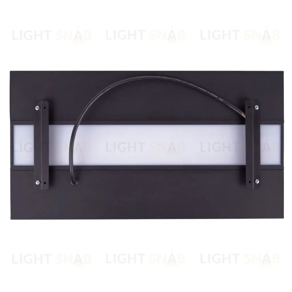 Светодиодная панель Uniel UL-00012591 ULO-K16B 2x16W/4000K/L50 5W/3000K IP44 BLACK ULO-K16B 2x16W/4000K/L50 5W/3000K IP44 BLACK