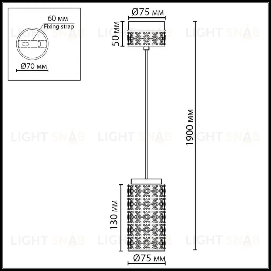 Подвесной светильник Odeon Light L-Vision Lulu 5454/5L 5454/5L