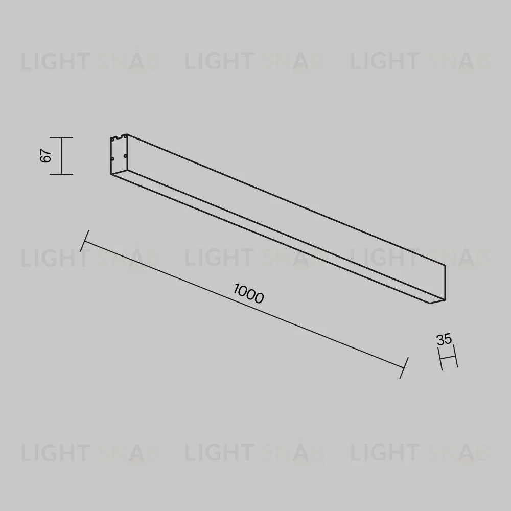 Линейный светильник Maytoni Technical LL311043 LL311043