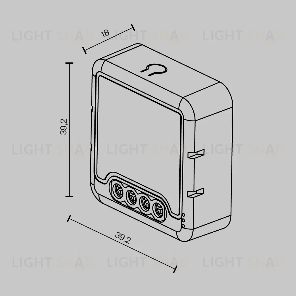 Wi-Fi выключатель одноканальный Maytoni Lighting control MS007 MS007
