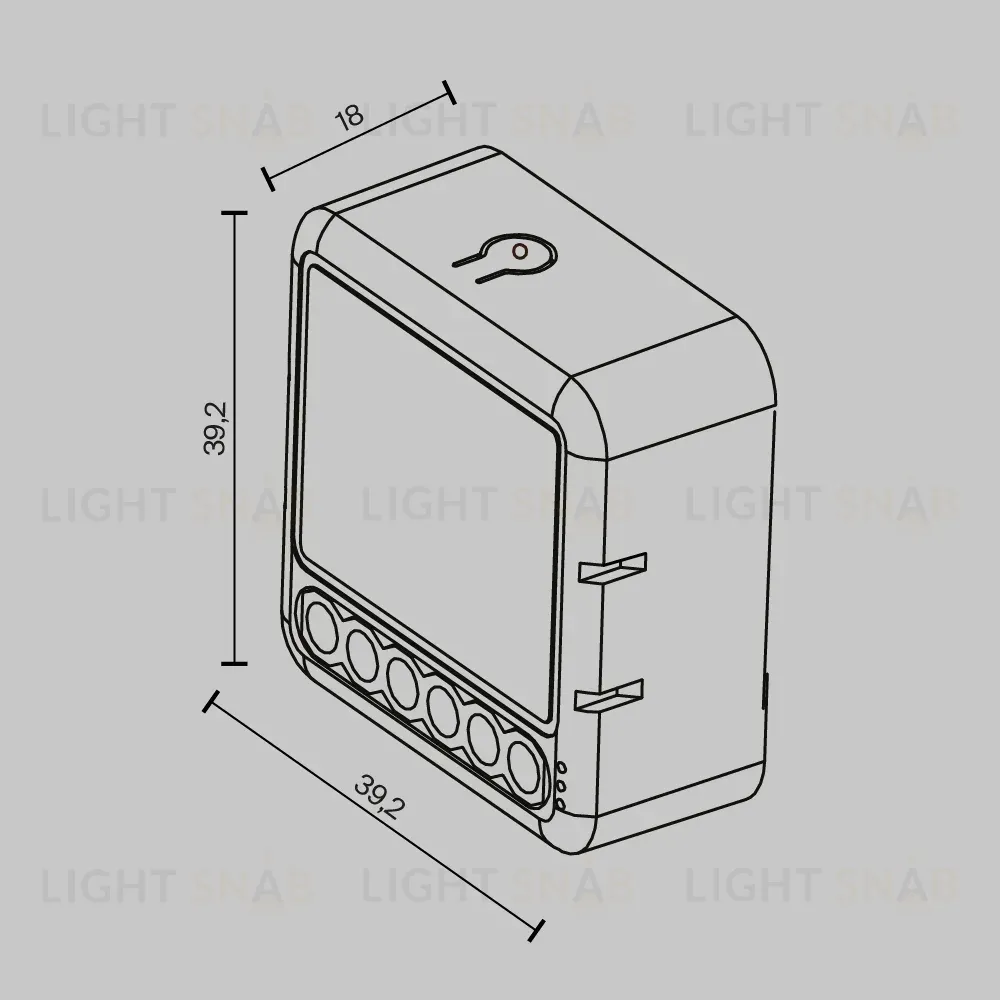 Wi-Fi выключатель двухканальный Maytoni Lighting control MS008 MS008