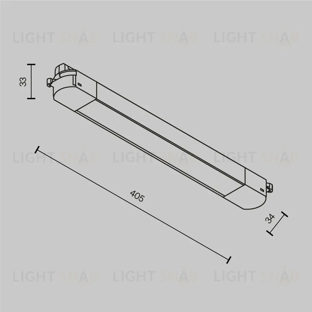 Трековый однофазный светильник Maytoni Technical Basis TR000-1-12W3K-W_1 TR000-1-12W3K-W_1