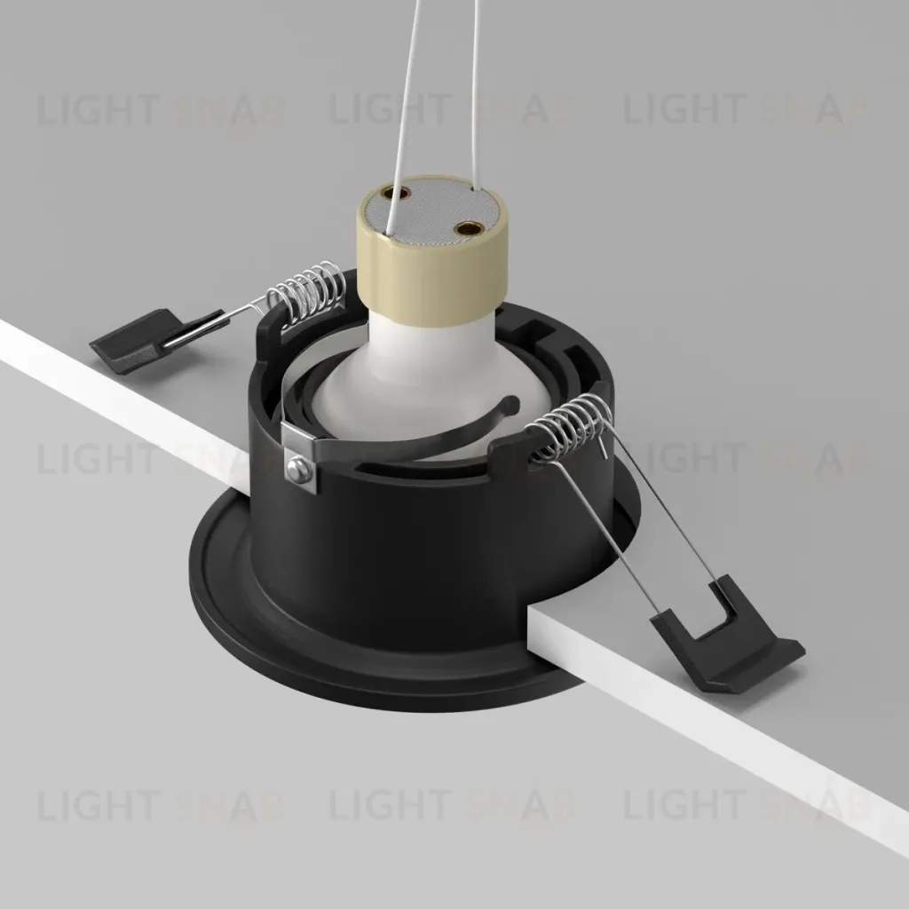 Встраиваемый светильник Maytoni Technical Slim DL027-GU10-B DL027-GU10-B