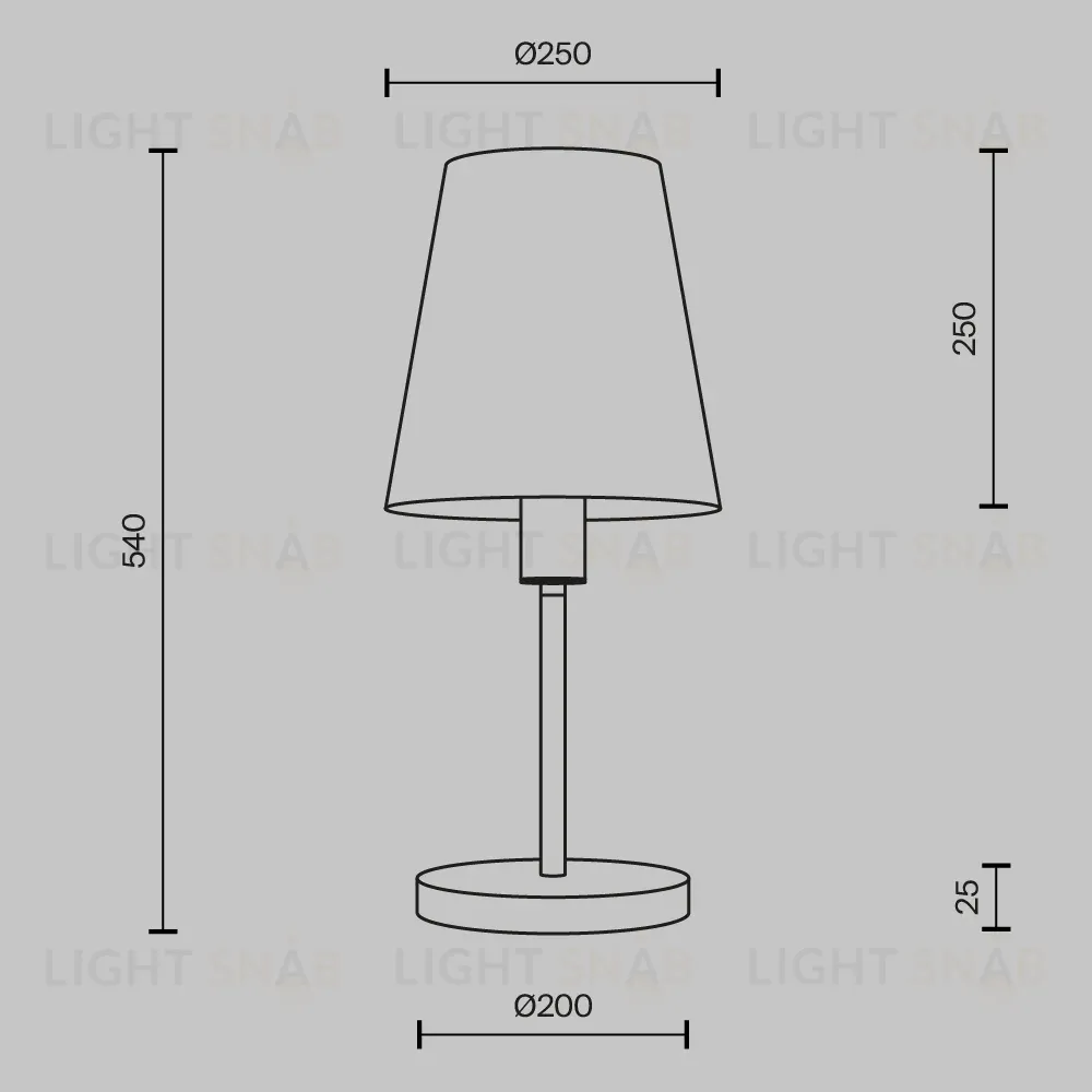 Настольная лампа Maytoni Lira MOD483TL-01BS MOD483TL-01BS