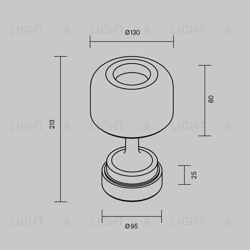 Настольная лампа с аккумулятором Maytoni Spirito MOD286RL-L3B3K MOD286RL-L3B3K