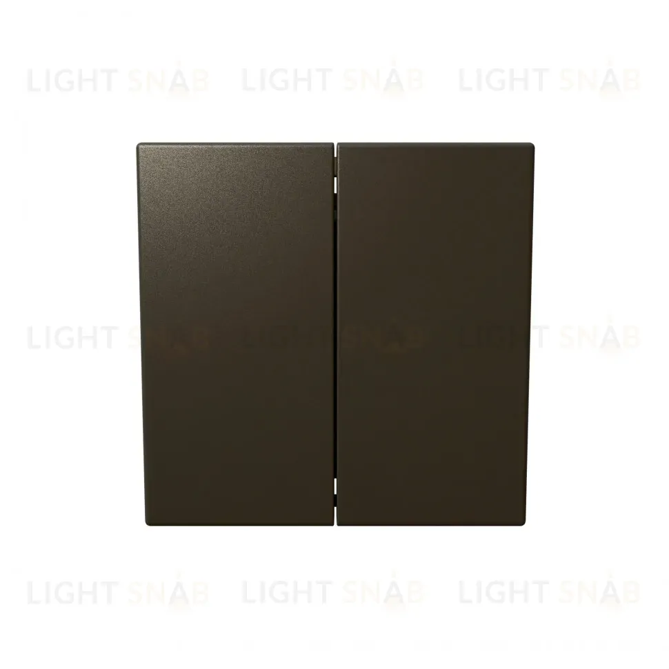 Выключатель двухклавишный 10A 250V с накладкой Jasmart FD3023BR FD3023BR