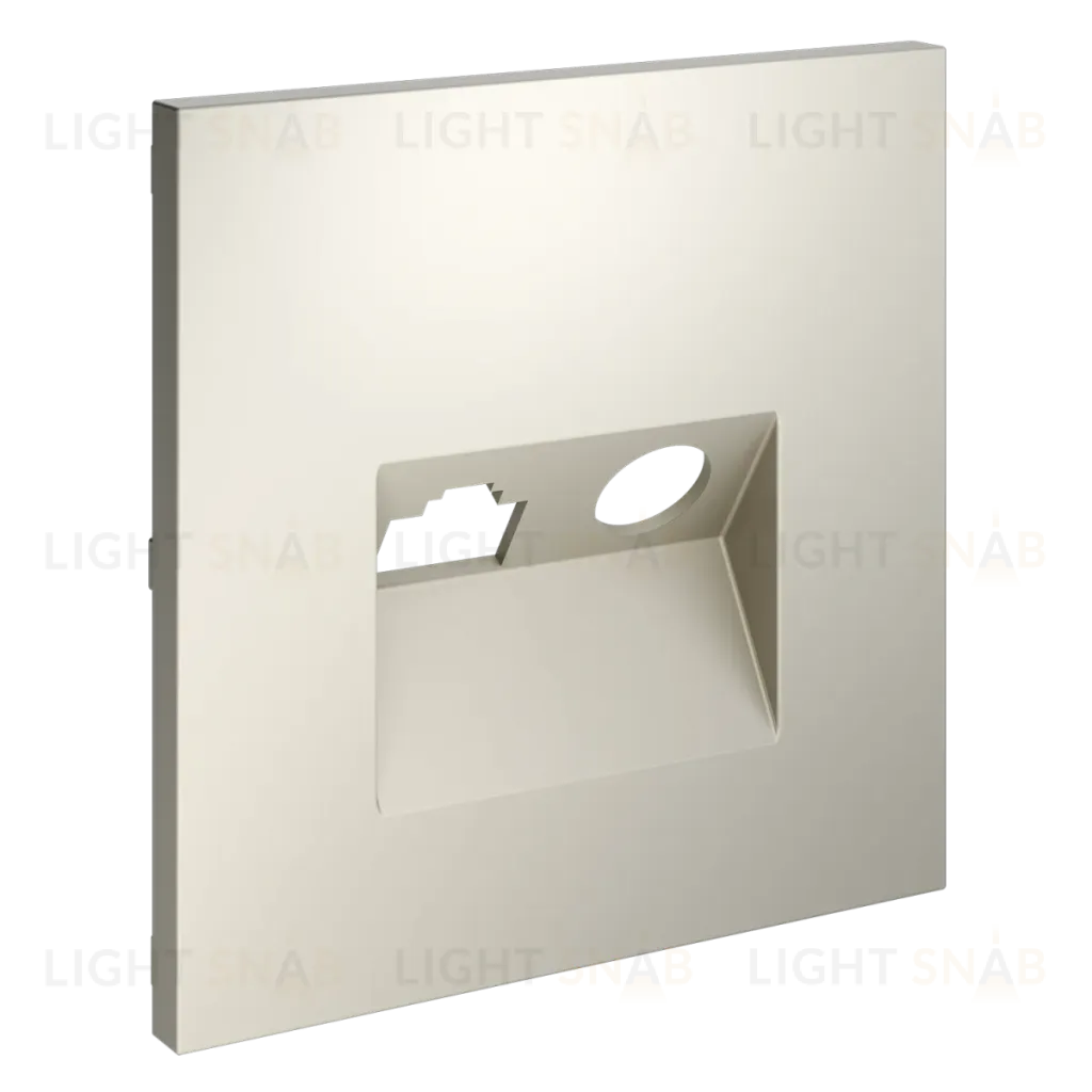 Накладка для розетки TV+RJ45 кат. 6 Voltum S70 (кашемир) VLS002703 VLS002703