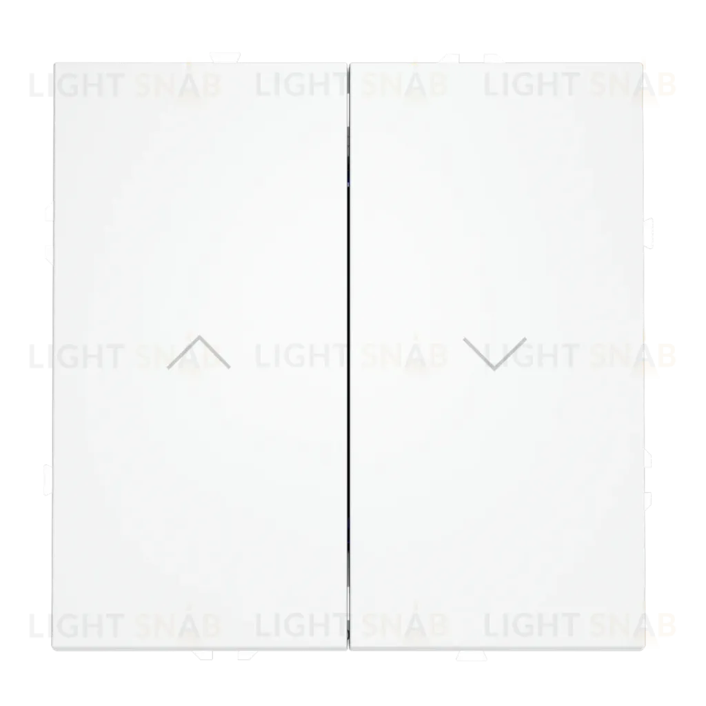 Выключатель встраиваемый Voltum S70 для жалюзи 10А, (белый матовый) VLS020702 VLS020702