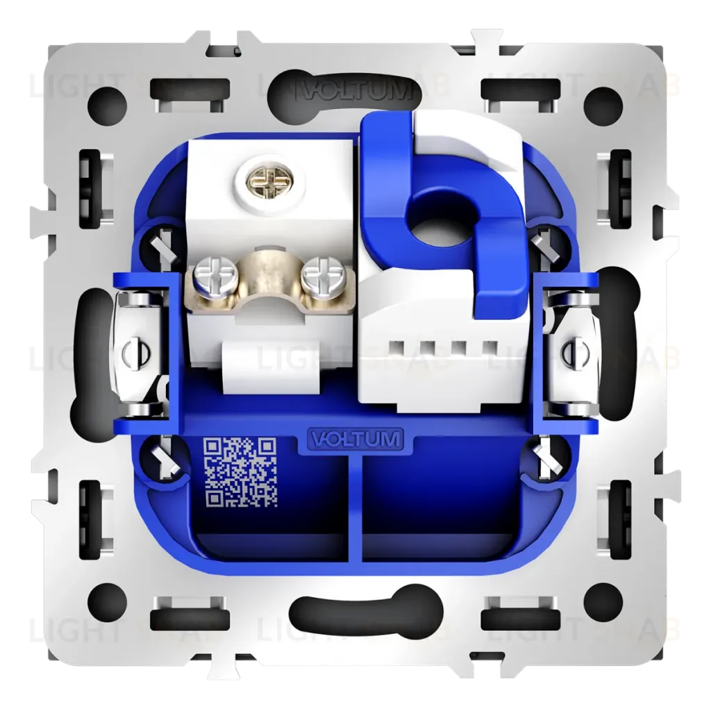 Розетка телевизионная встраиваемая Voltum S70 TV+RJ45 кат. 6, (графит) VLS060707 VLS060707