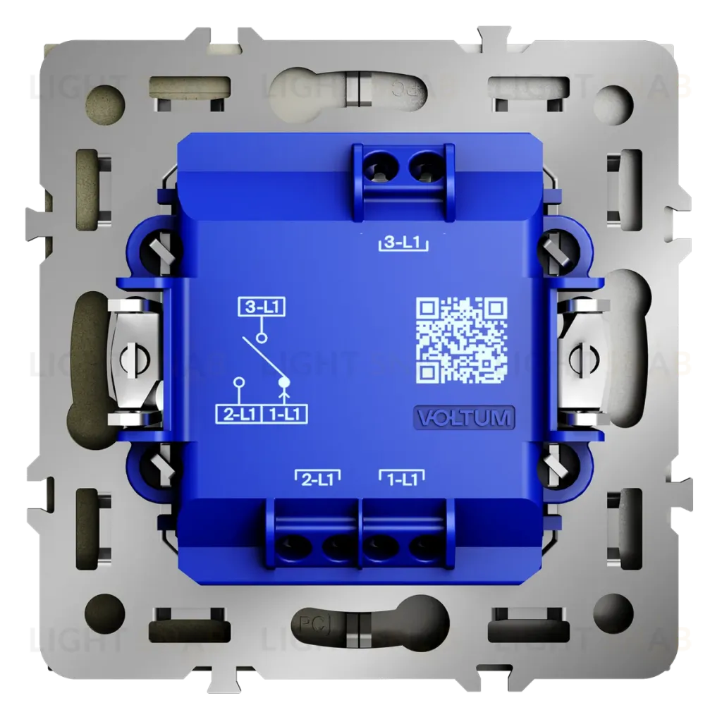 Выключатель встраиваемый Voltum S70 для жалюзи 10А, (шелк) VLS020704 VLS020704