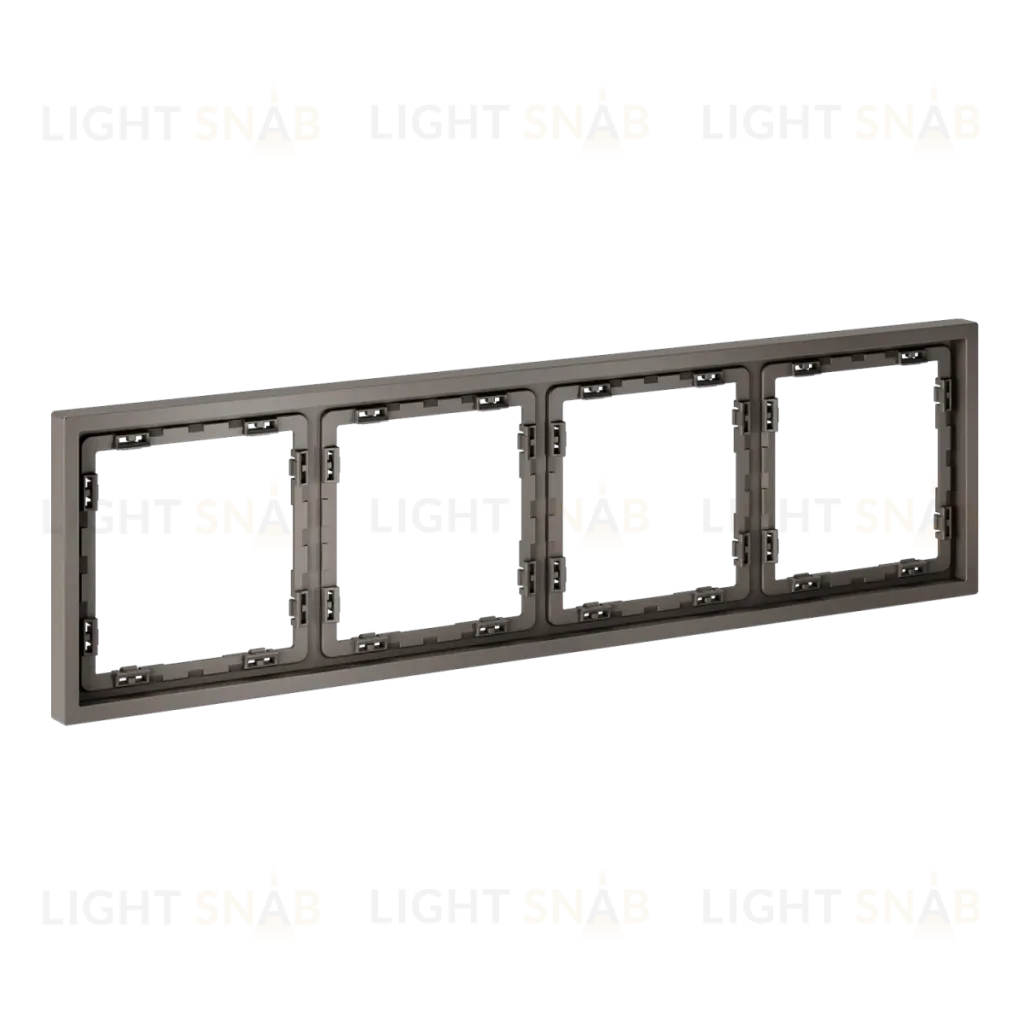 Рамка пластиковая Voltum S70 на 4 пост, (капучино) VLS100414 VLS100414
