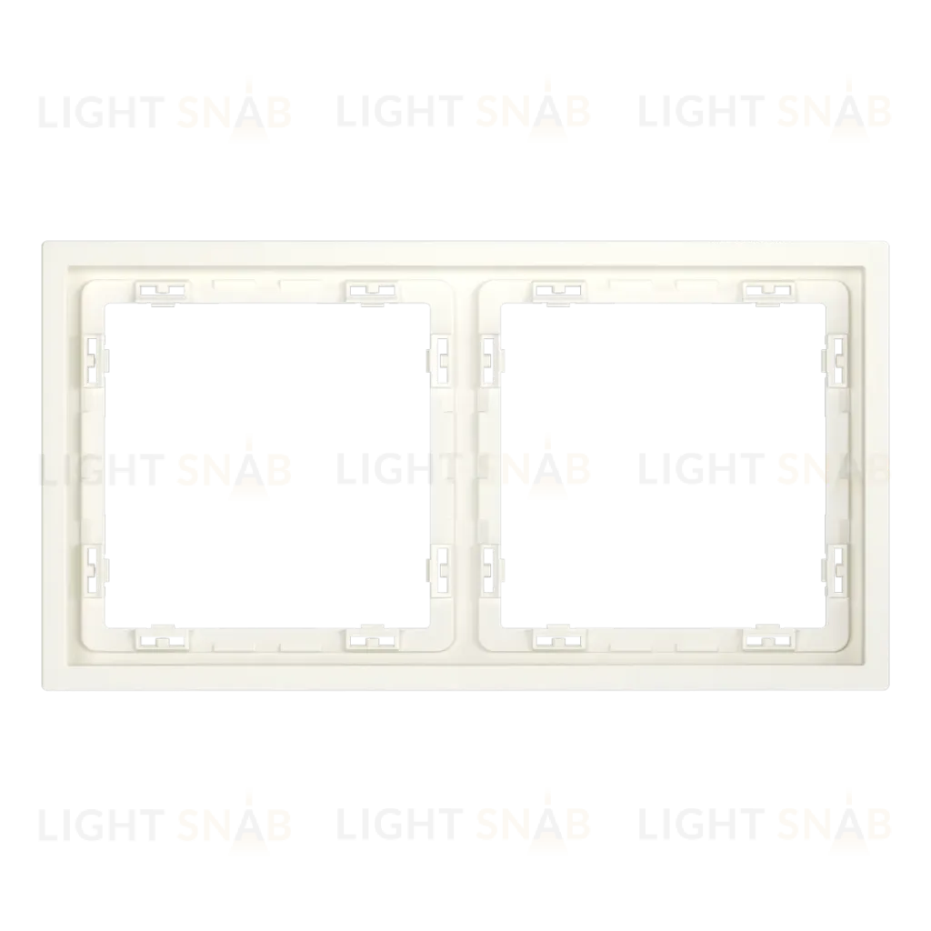Рамка пластиковая Voltum S70 на 2 пост, (хлопок) VLS100213 VLS100213