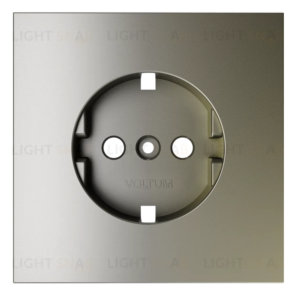 Накладка для розетки с заземлением Voltum S70 (шелк) VLS000604 VLS000604