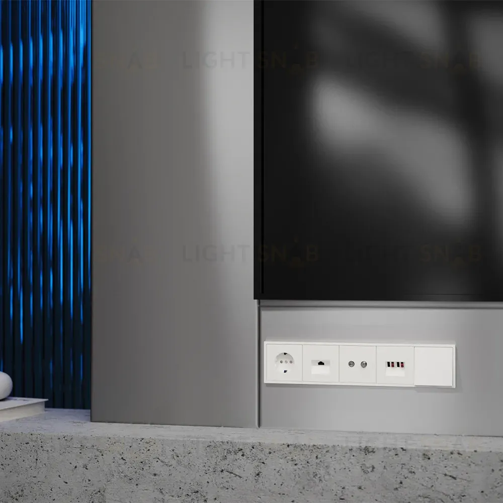 Накладка для розетки телевизионной оконечной TV+SAT Voltum S70 (хлопок) VLS001613 VLS001613