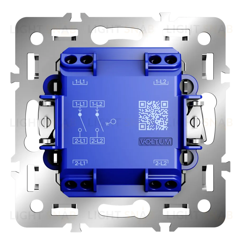 Механизм выключателя двухклавишного 10А Voltum S70 VLS0201M VLS0201M
