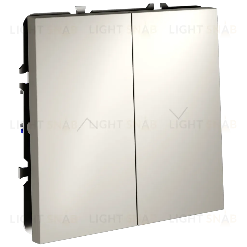 Выключатель встраиваемый Voltum S70 для жалюзи 10А, (кашемир) VLS020703 VLS020703