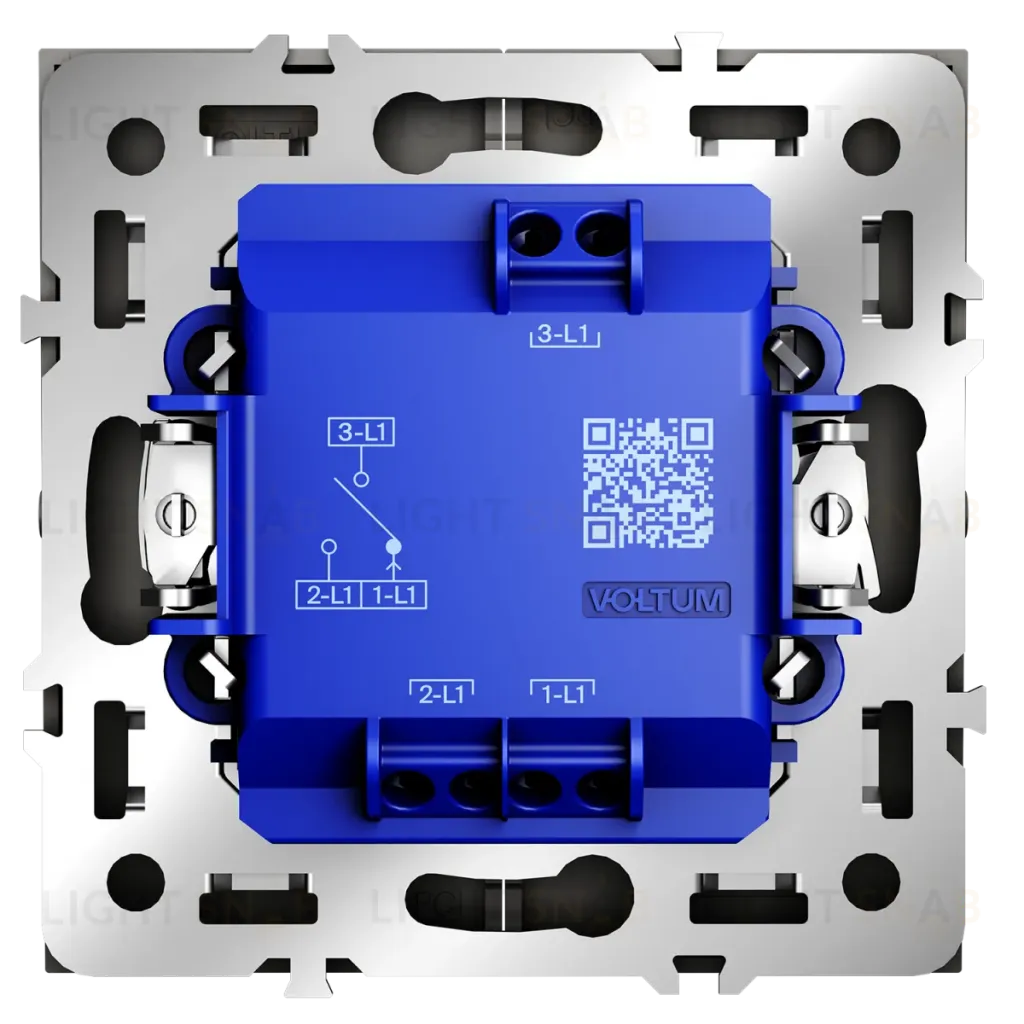Выключатель встраиваемый Voltum S70 для жалюзи 10А, (кашемир) VLS020703 VLS020703