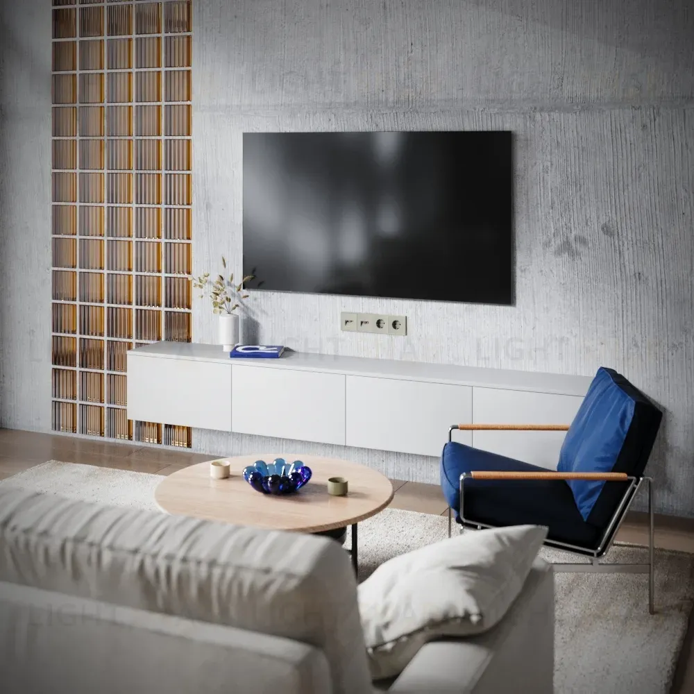 Розетка телевизионная встраиваемая Voltum S70 TV+RJ45 кат. 6, (шелк) VLS060704 VLS060704