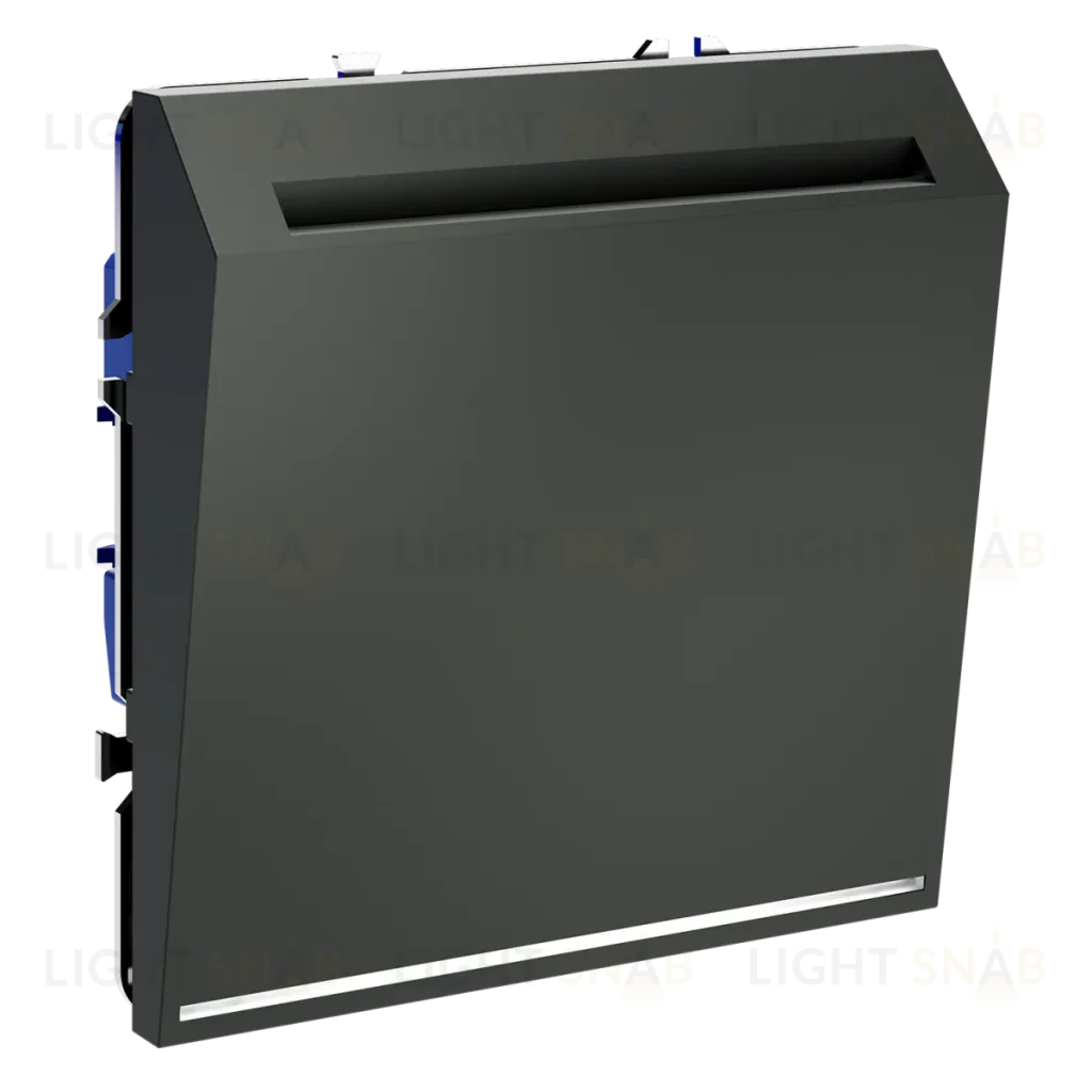 Выключатель встраиваемый Voltum S70 карточный 16А, (титан) VLS010706 VLS010706