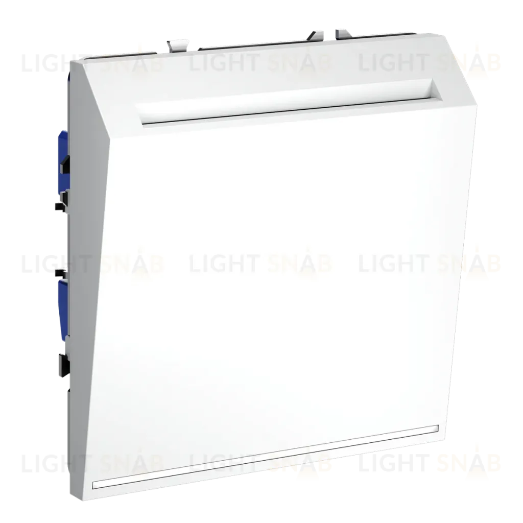 Выключатель встраиваемый Voltum S70 карточный 16А, (белый матовый) VLS010702 VLS010702