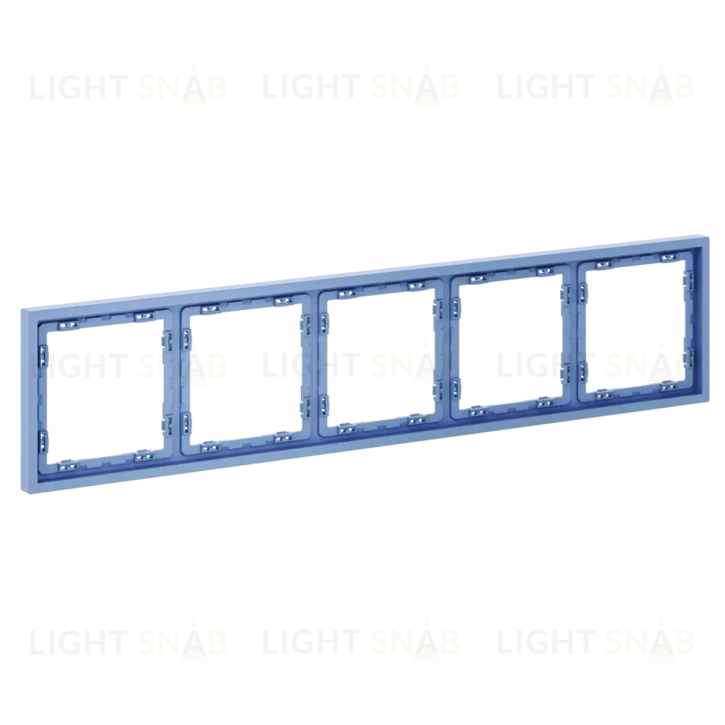 Рамка пластиковая Voltum S70 на 5 постов, (деним) VLS100515 VLS100515