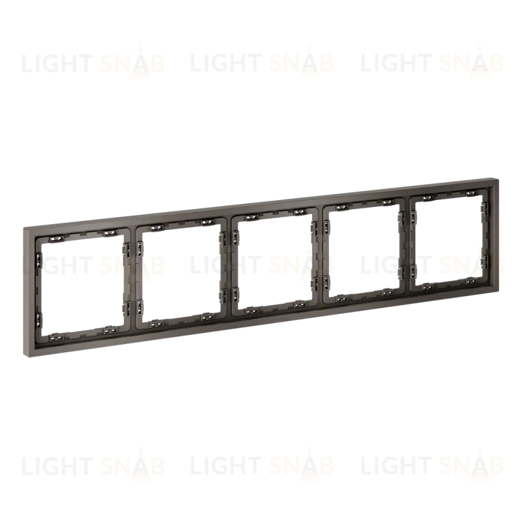 Рамка пластиковая Voltum S70 на 5 пост, (капучино) VLS100514 VLS100514