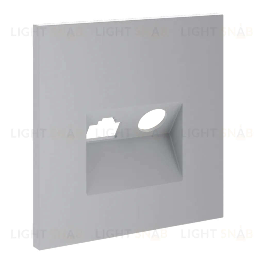 Накладка для розетки TV+RJ45 кат. 6 Voltum S70 (серый) VLS002716 VLS002716