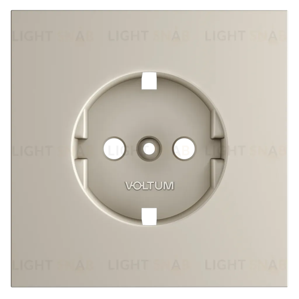 Накладка для розетки с заземлением Voltum S70 (кашемир) VLS000603 VLS000603