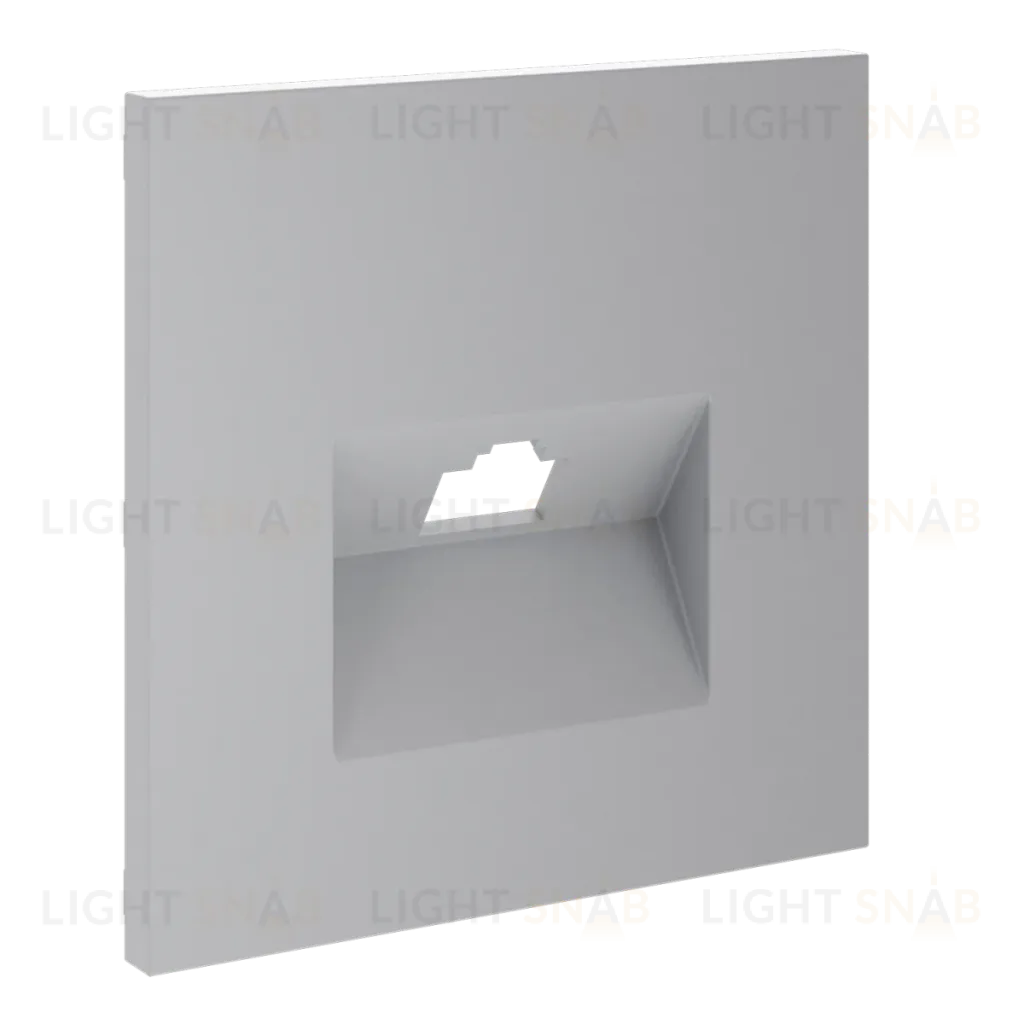 Накладка для розетки компьютерной RJ45 кат.6 Voltum S70 (серый) VLS001316 VLS001316