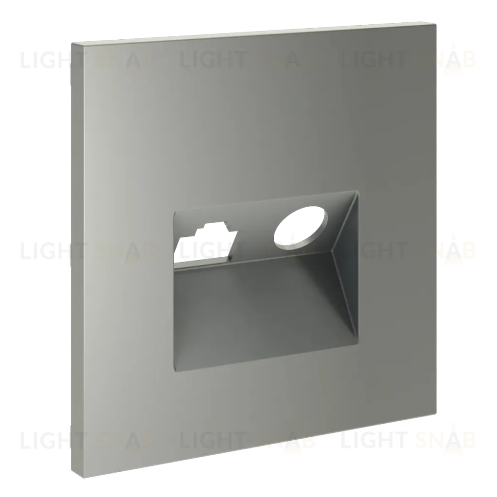 Накладка для розетки TV+RJ45 кат. 6 Voltum S70 (сталь) VLS002705 VLS002705