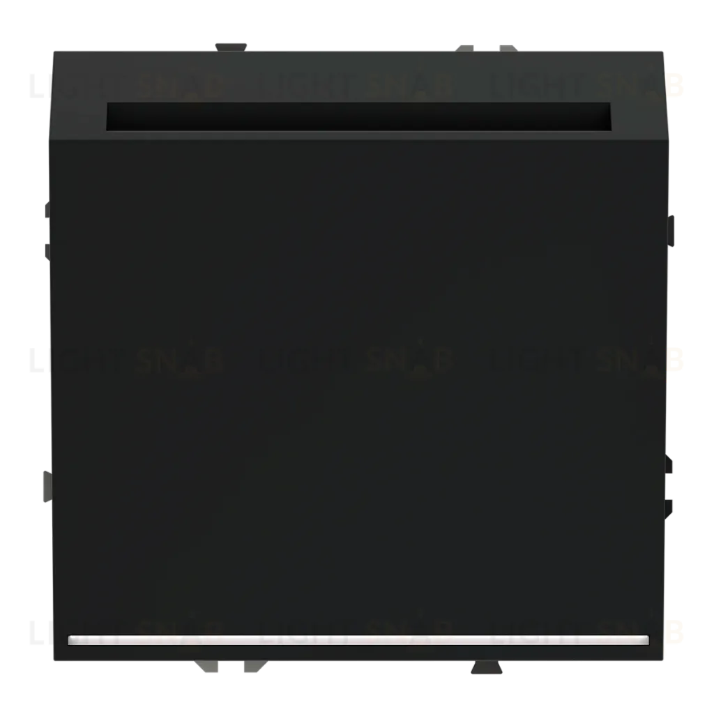Выключатель встраиваемый Voltum S70 карточный 16А, (черный матовый) VLS010708 VLS010708