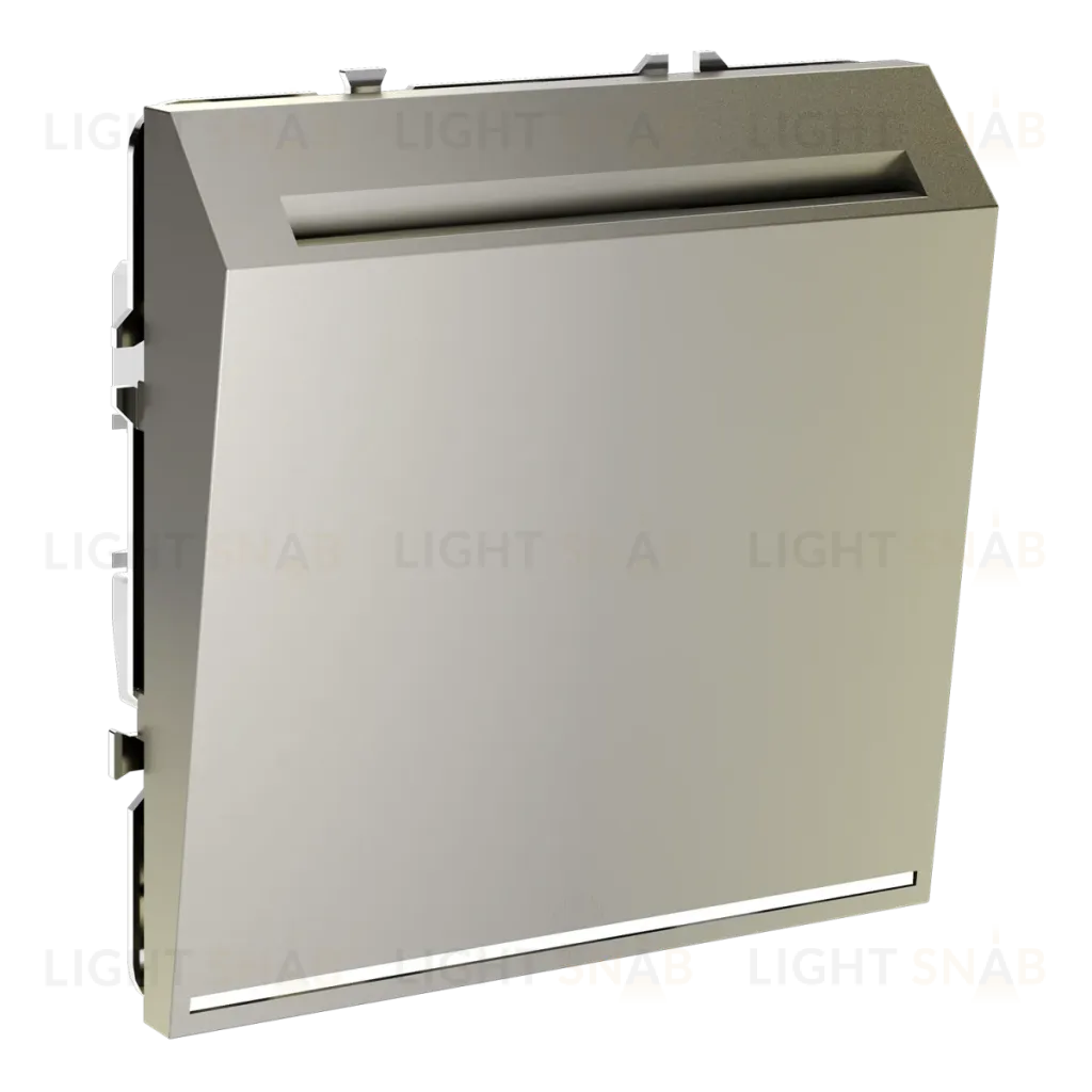 Выключатель встраиваемый Voltum S70 карточный 16А, (шелк) VLS010704 VLS010704