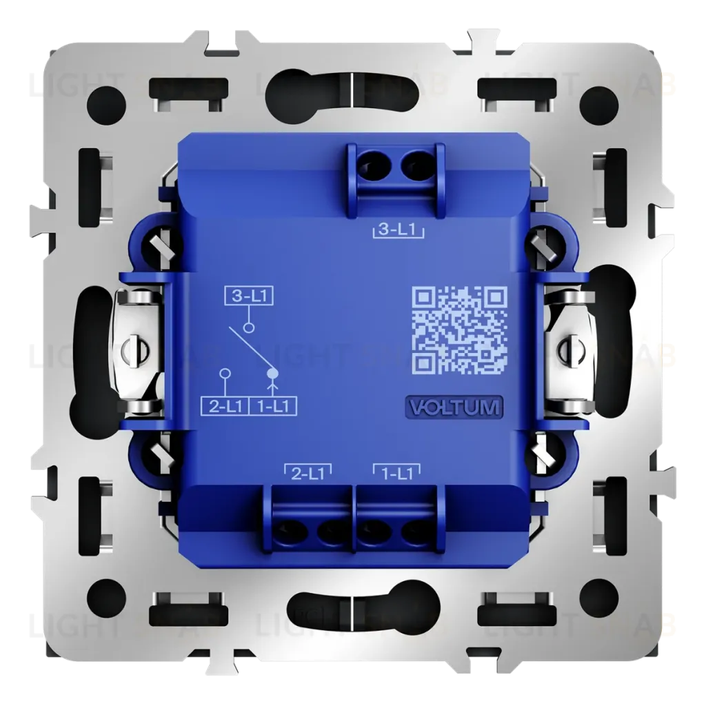 Выключатель встраиваемый Voltum S70 для жалюзи 10А, (графит) VLS020707 VLS020707
