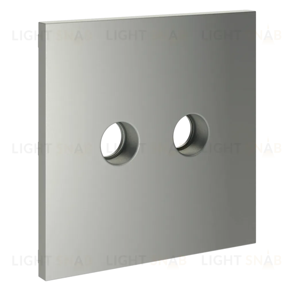 Накладка для розетки телевизионной оконечной TV+SAT Voltum S70 (сталь) VLS001605 VLS001605