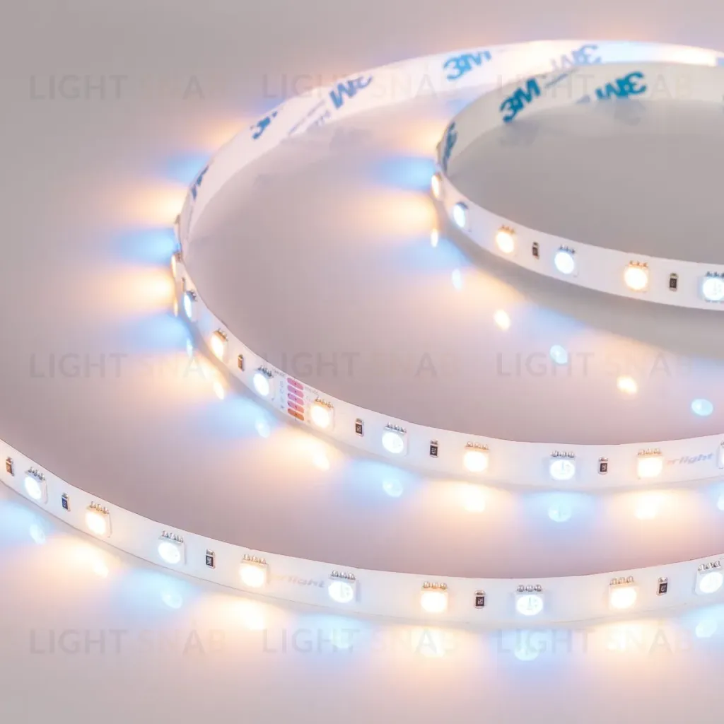 Светодиодная лента Arlight RT-B60-10mm 24V RGBW-Warm (14.4 W/m, IP20, 5m) (Открытый) 018327(3) 018327(3)