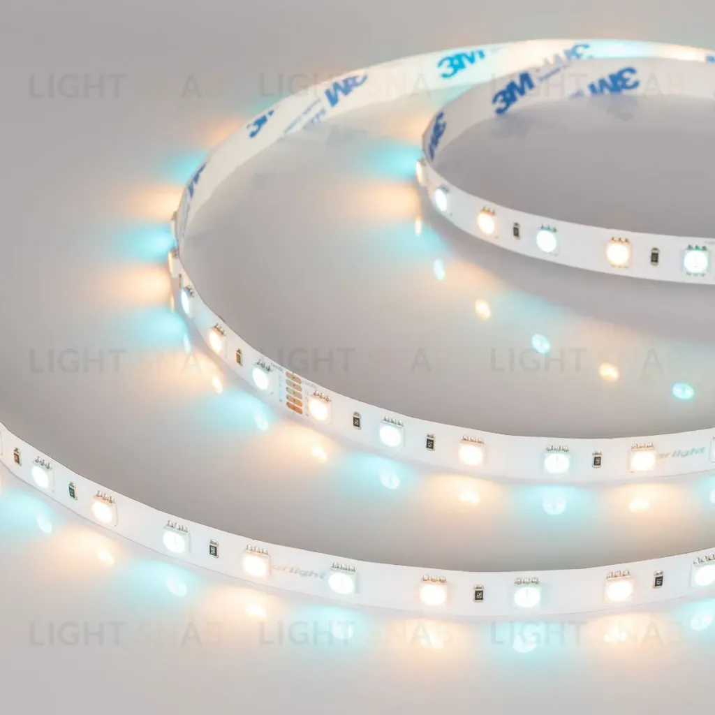 Светодиодная лента Arlight RT-B60-10mm 24V RGBW-Warm (14.4 W/m, IP20, 5m) (Открытый) 018327(3) 018327(3)