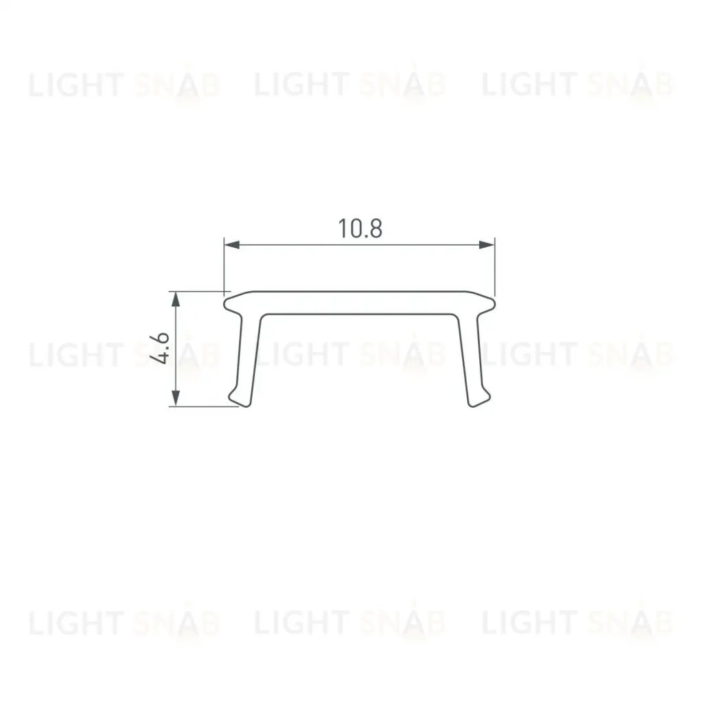 Экран Arlight SHELF-600-2000 OPAL (Пластик) 060587 060587