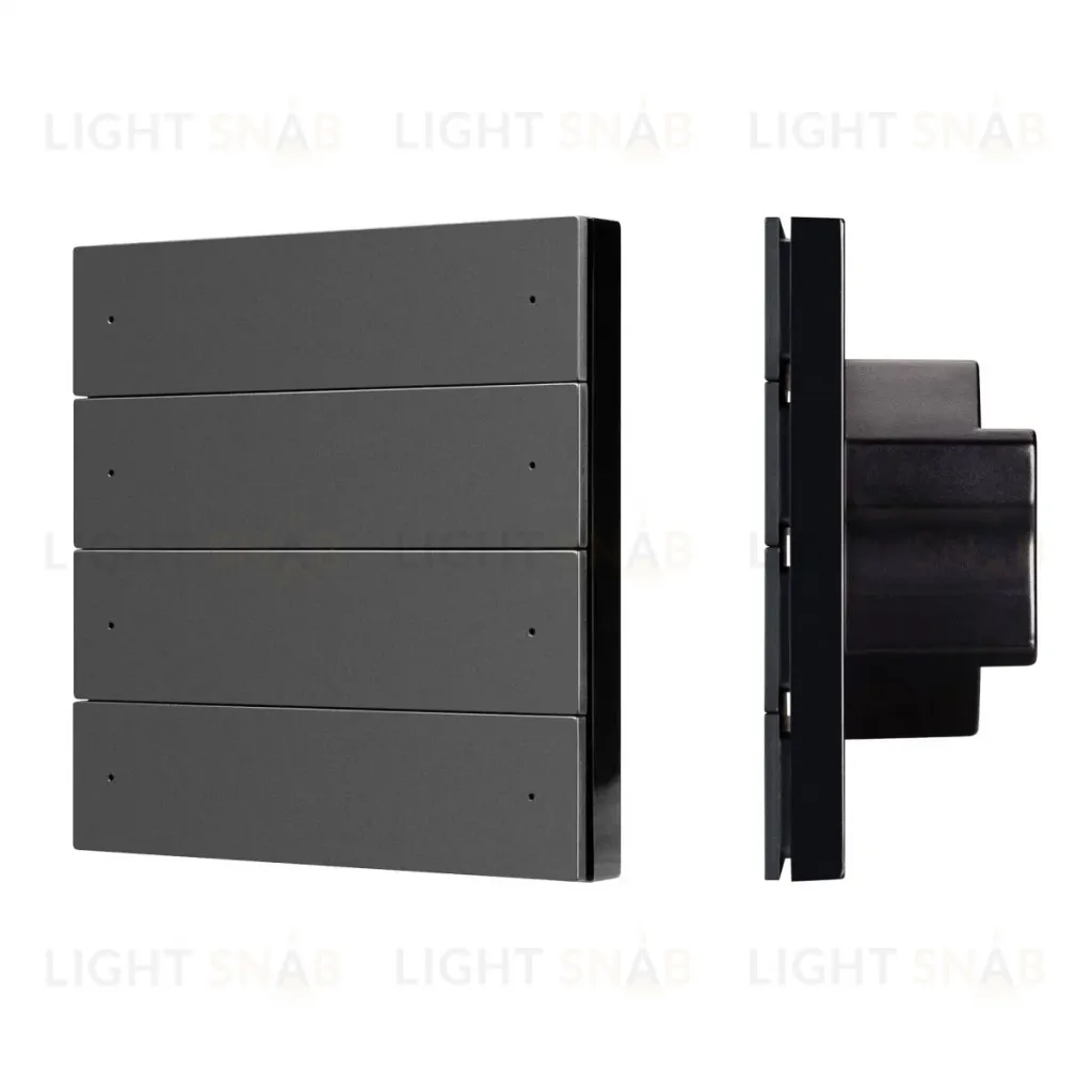 Кнопочная панель Arlight SMART DALI-301-22-8K-D2-IN Black (BUS, Frameless) (IARL, IP20 Пластик) 060974 060974