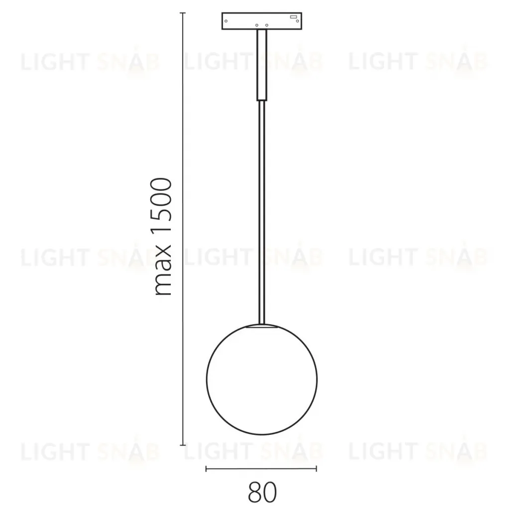 Трековый однофазный светильник Lightstar Linea 206747 206747
