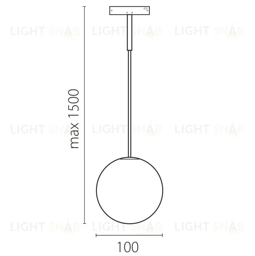 Трековый однофазный светильник Lightstar Linea 206837 206837
