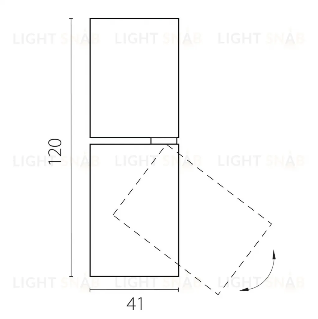 Настенно-потолочный светильник Lightstar Volta CCT 227008 227008