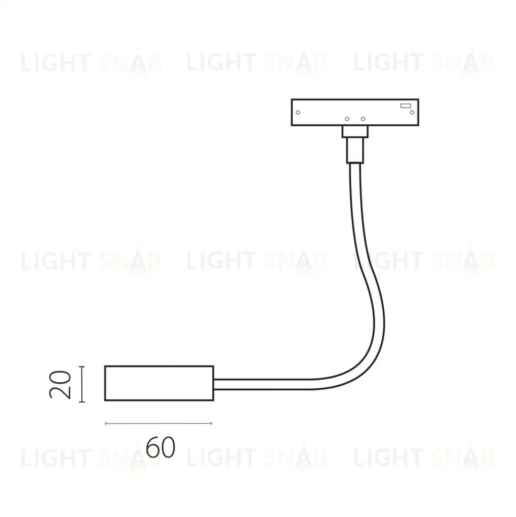 Трековый однофазный светильник Lightstar Linea 236047 236047