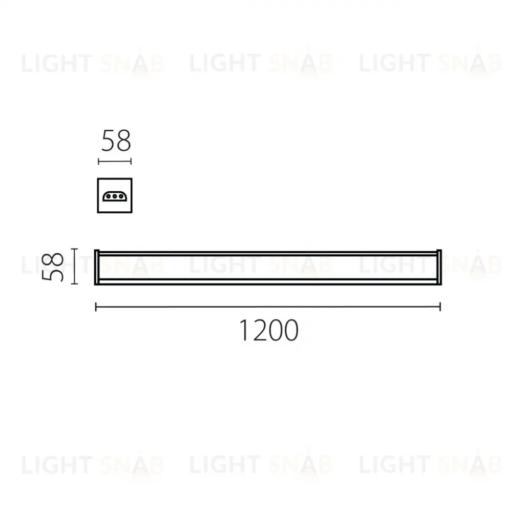 Линейный светильник Lightstar Trito 456507 456507