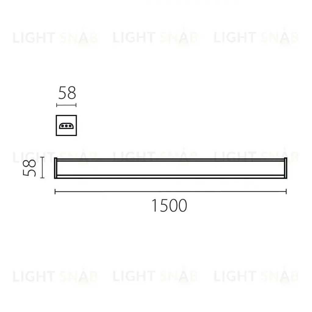Линейный светильник Lightstar Trito 456607 456607