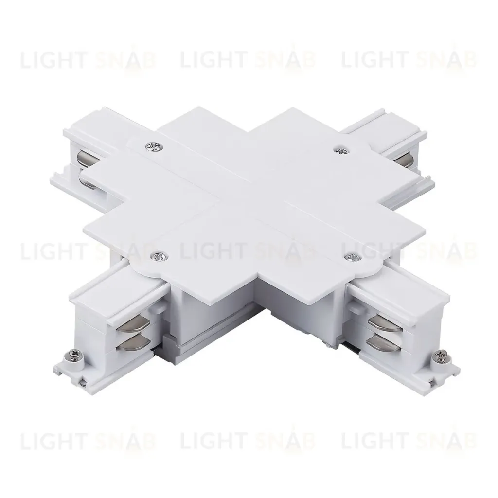 Соединение крестовое встраиваемое с подводом питания к треку 5030xx-R Lightstar Quattro 503146-R 503146-R