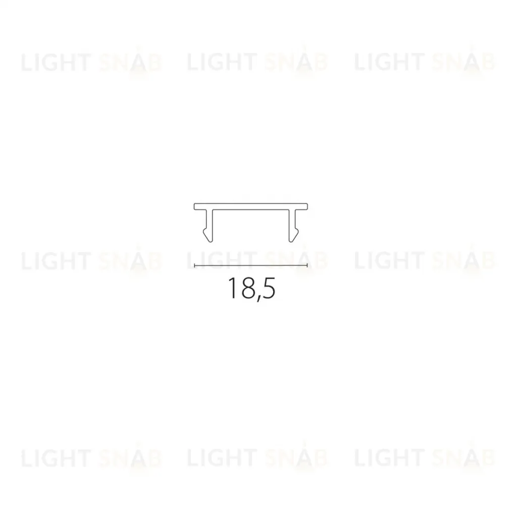 Экран декоративный (1м) к треку 5040xx-(F)/(R) Lightstar Quattro 504006-FR 504006-FR