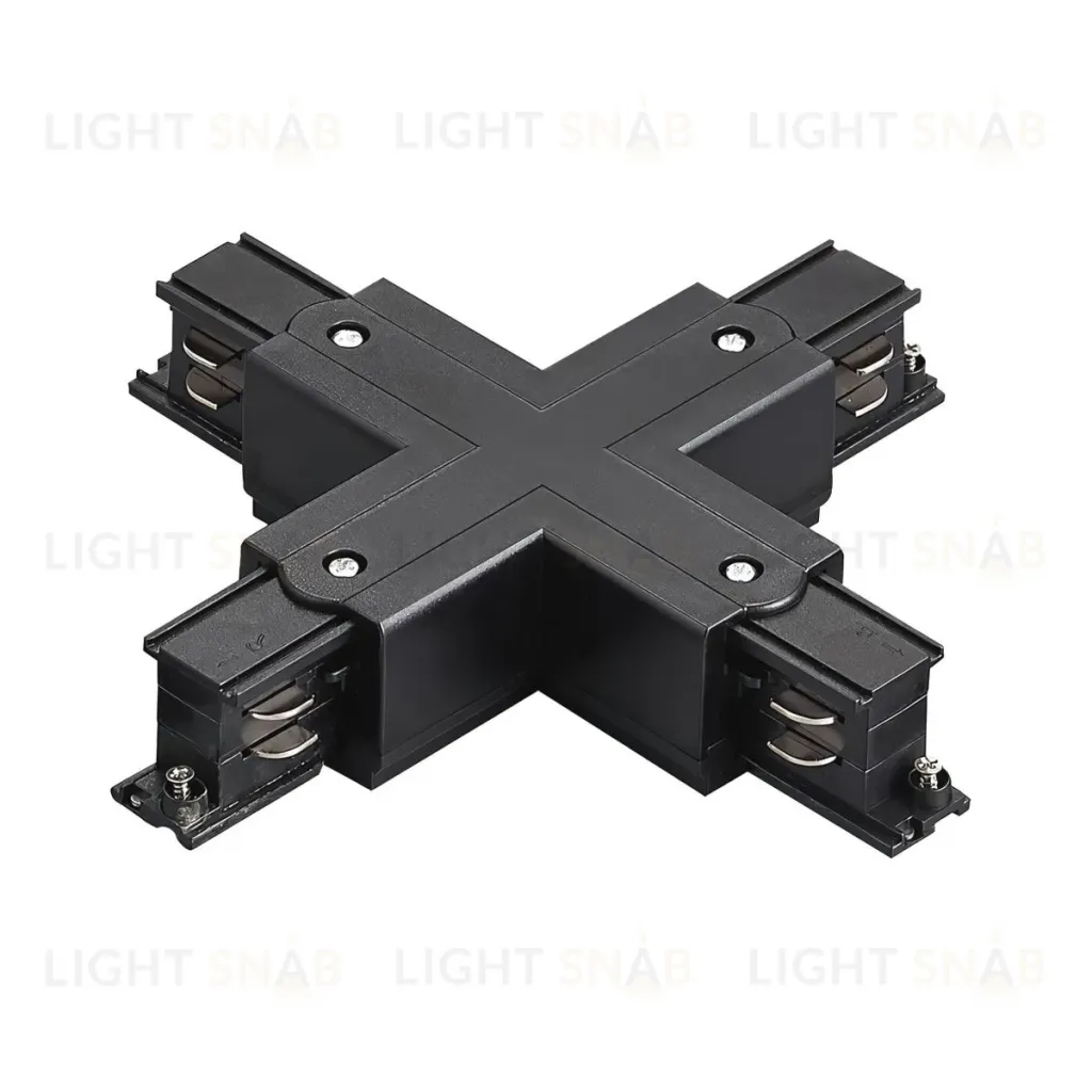Соединение крестовое с подводом питания к треку 5040xx-(F)/(R) Lightstar Quattro 504147-FR 504147-FR