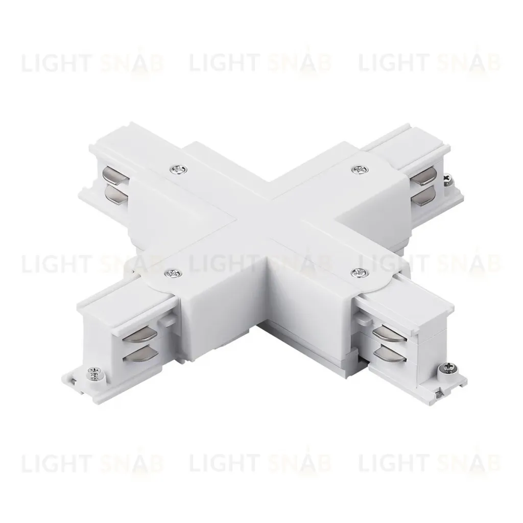 Соединение крестовое с подводом питания к треку 5040xx-(F)/(R) Lightstar Quattro 504146-FR 504146-FR