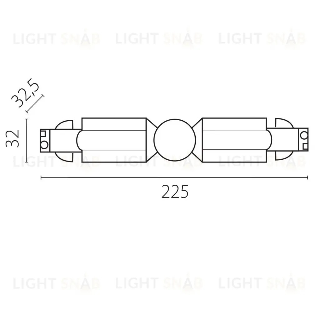 Соединение с меняющимся углом к треку 5040xx-(F)/(R) Lightstar Quattro 504156-FRPI 504156-FRPI